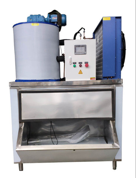Fast Cooling Low Power Automatic Flake Ice Maker 1000kg/24h Easy To Move